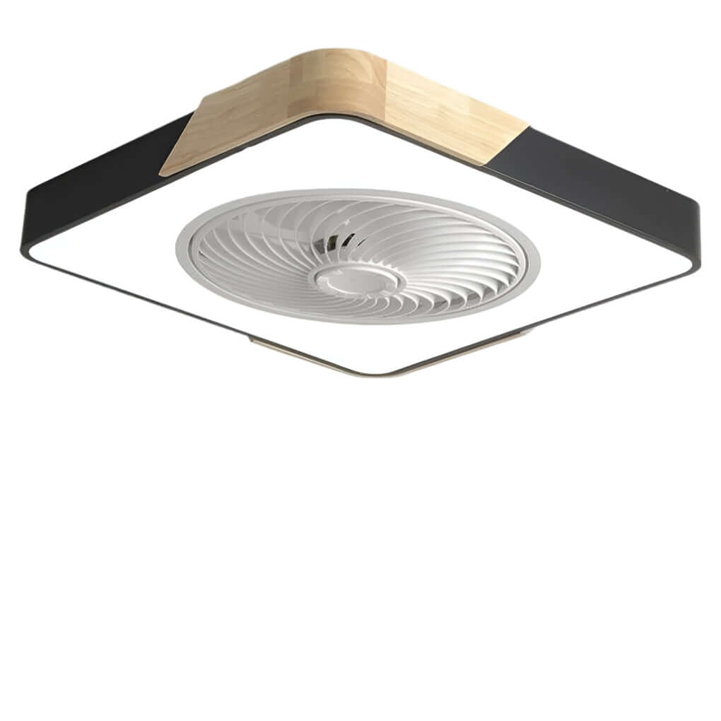 Ventilador de Techo Moderno Sin Aspas con Luz LED y Control Remoto