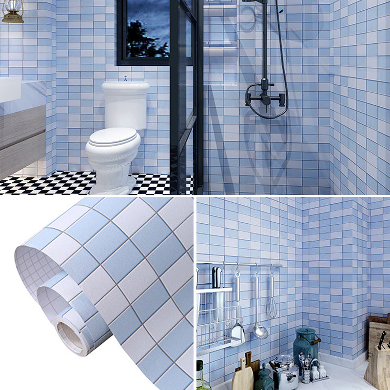 Lisslune | Azulejos de mosaico coloridos autoadhesivos para ducha con papel tapiz impermeable