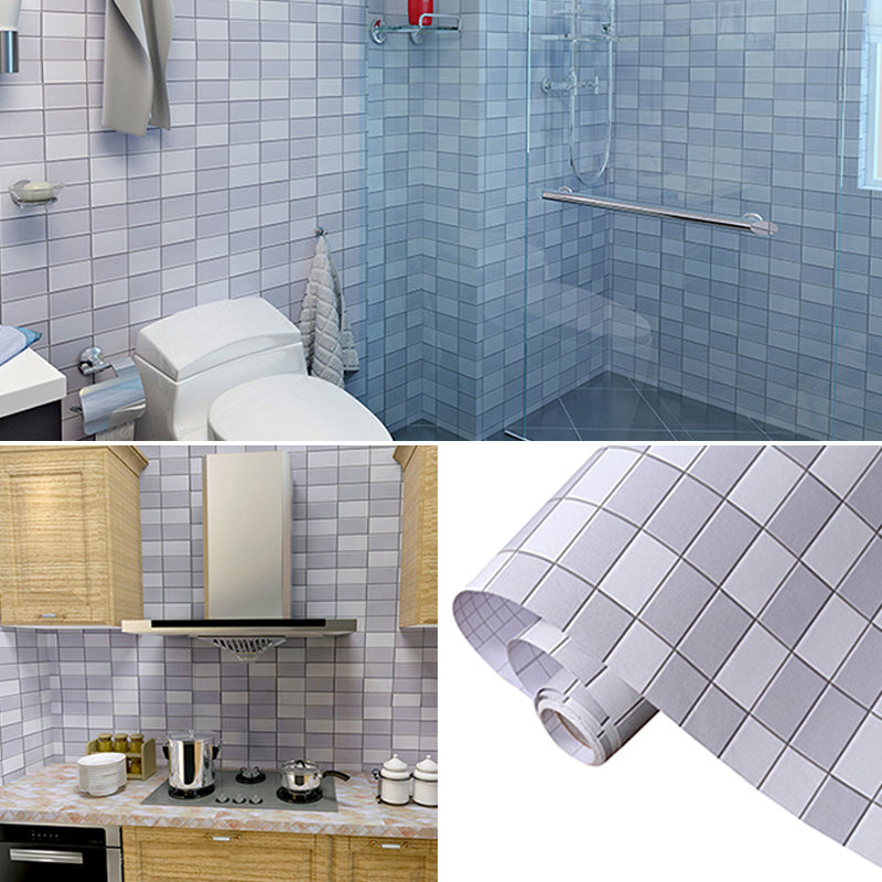 Lisslune | Azulejos de mosaico coloridos autoadhesivos para ducha con papel tapiz impermeable