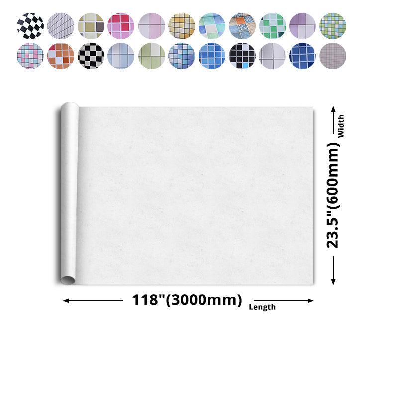 Lisslune | Azulejos de mosaico coloridos autoadhesivos para ducha con papel tapiz impermeable