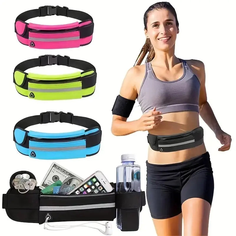 Kalsten | Bolsa de cintura y bandolera deportiva – Ligera, segura, práctica