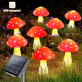 Setas Mágicas para el Jardín - Iluminación Juguetona para Exteriores
