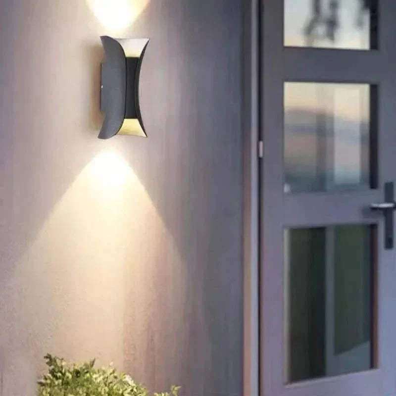 Lámpara de pared a prueba de clima con protección IP65