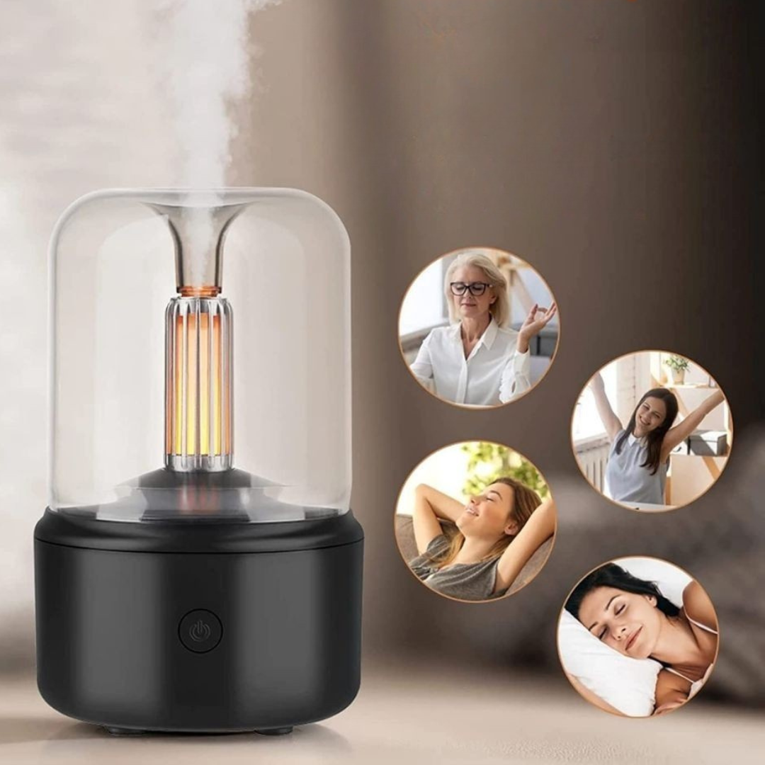 Difusor de Aroma Difusor de Niebla Portátil Humidificador de Aceite Esencial