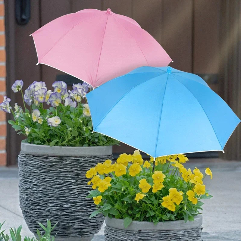 Florashade Protección Solar para Plantas | Protección Ajustable para Plantas | Paraguas Resistente a UV con Estaca de Tierra | Resistente a la Intemperie | Ø 60 cm