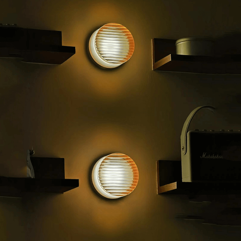 Luz de Pared LED Redonda Moderna - Interior/Exterior