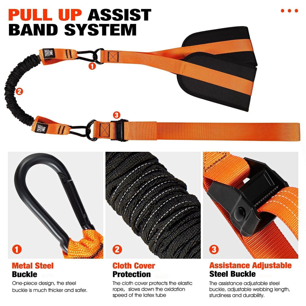 Banda de asistencia para dominadas con sistema de doble pie | Bowlift