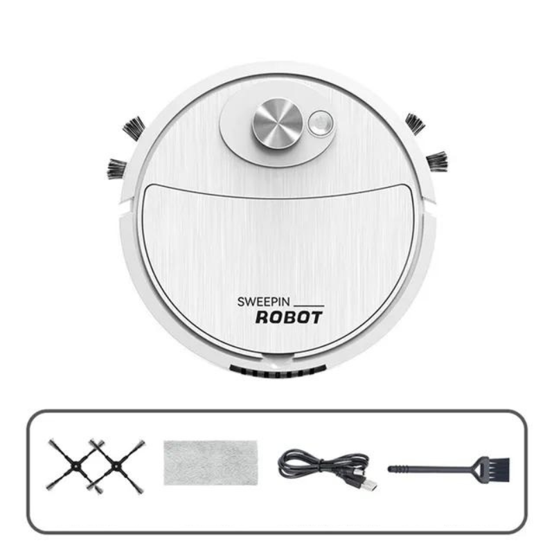 SmartClean - Aspiradora robot 3-en-1 para limpieza inteligente y sin esfuerzo en el hogar