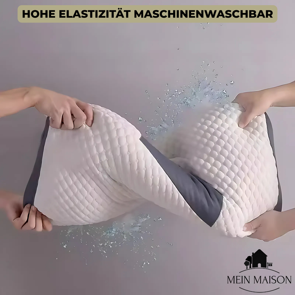 Almohada ortopédica para el cuello OrthoRest | Contorno ergonómico | Espuma viscoelástica | Transpirable