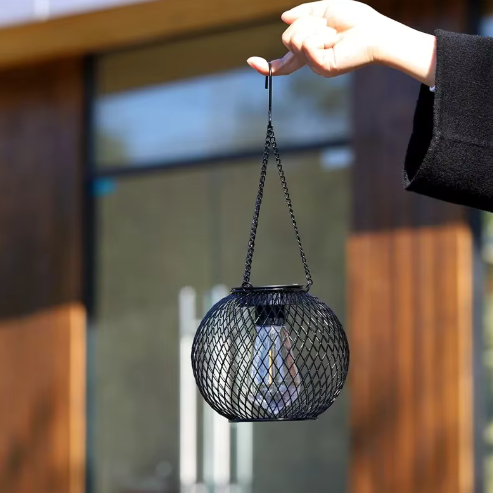Faroles Solares para Exteriores | Iluminación Automática con Sensor de Crepúsculo para Patios y Jardines