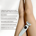 Depilador exfoliante suave