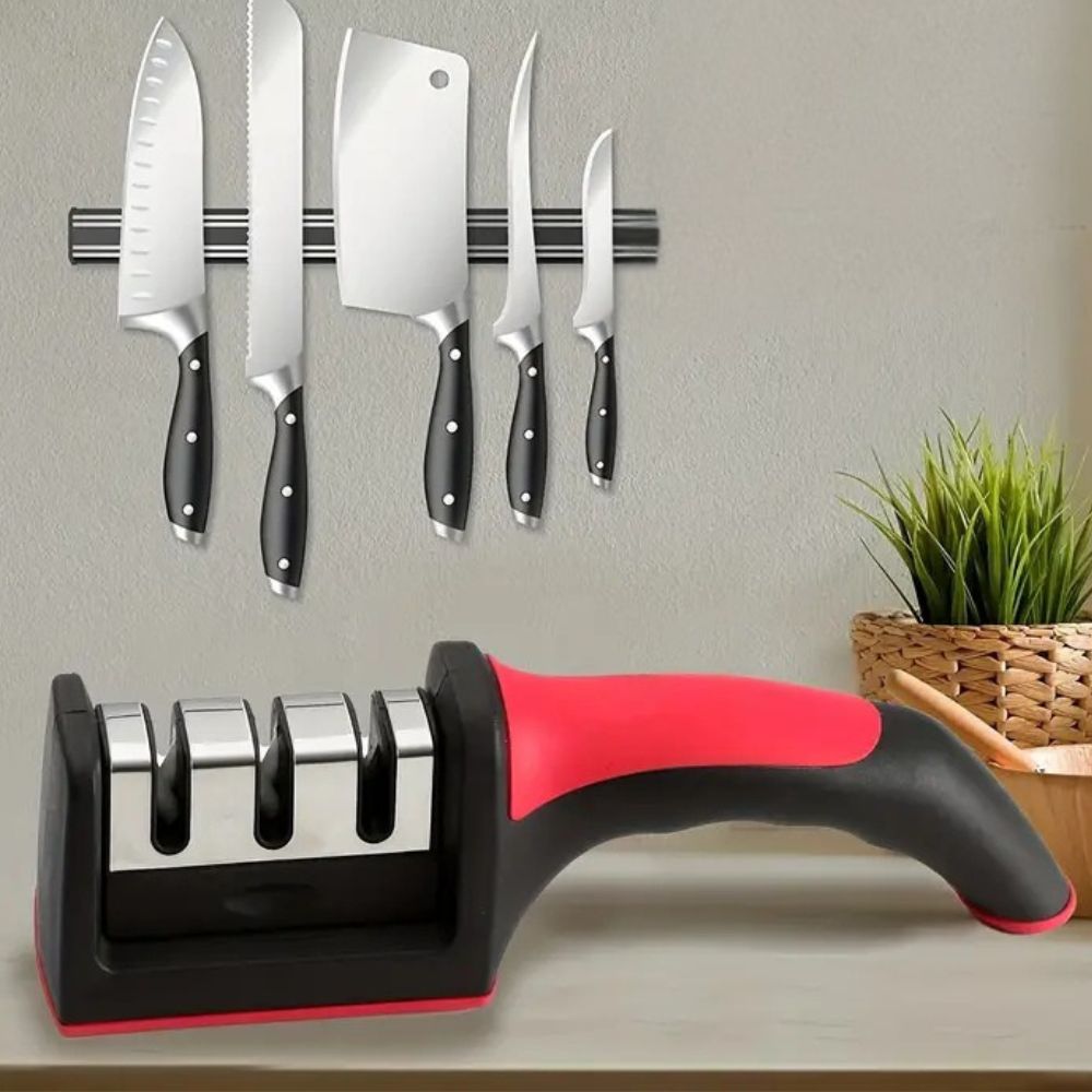 Afilador de Cuchillos con Agarre Cómodo