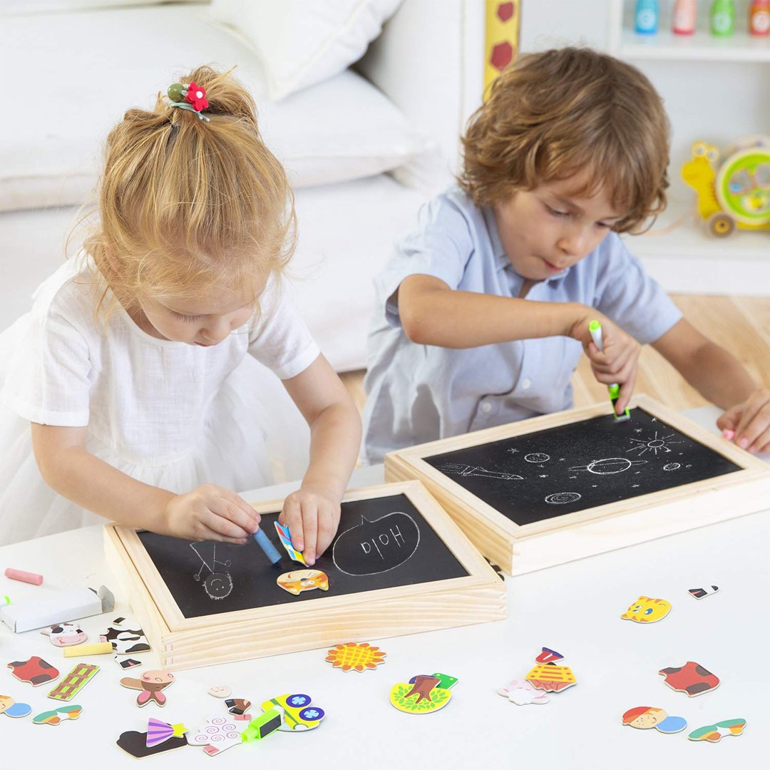 EduDraw - Pizarra magnética de doble cara | 50% DESCUENTO