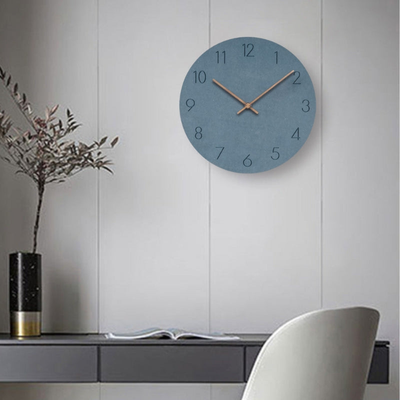 TimeAura – Reloj de Pared Redondo con Pantalla Digital y Funcionamiento a Batería