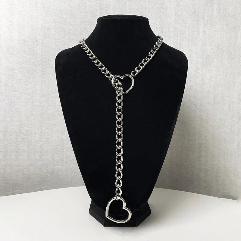 BowLift | Collar de Corazón Gótico Punk