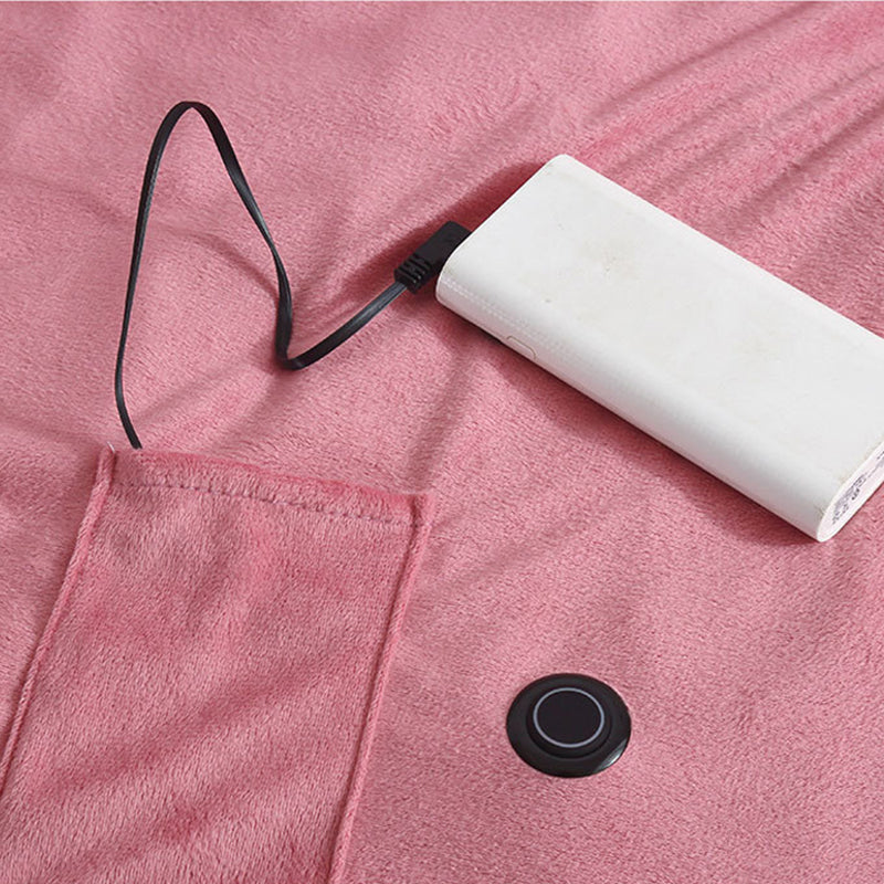 Manta Térmica USB | Calentamiento Rápido, Diseño Portátil Suave