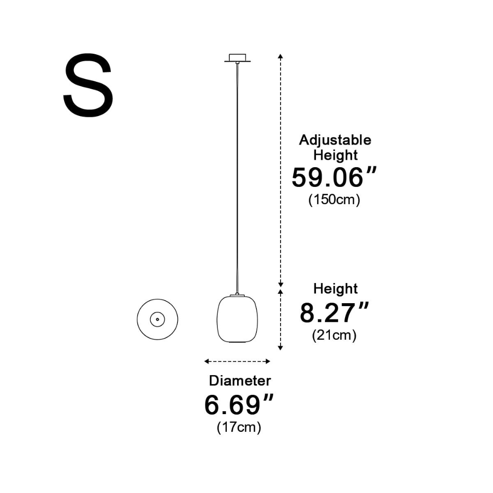 Lámpara Colgante Elegante para Exteriores - Luz de Pendiente Japonesa Impermeable