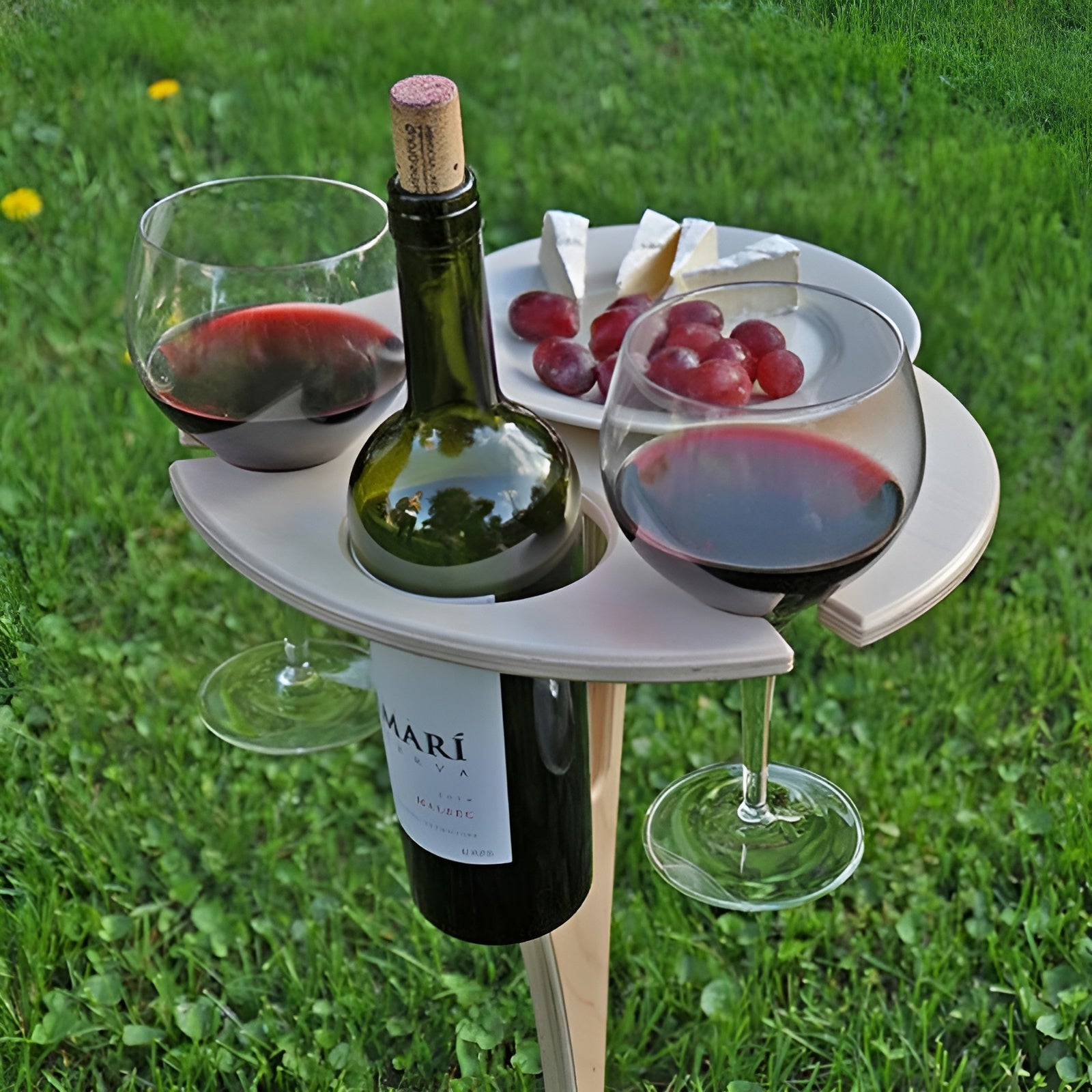 WineEase - Mesa de vino portátil para exteriores | 50% DESCUENTO