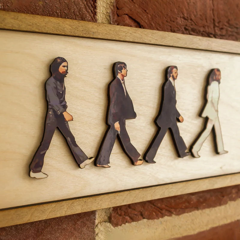 Retrato enmarcado de Abbey Road de The Beatles