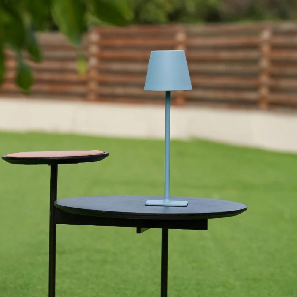 Lámpara de Mesa Escandinava Moderna Regulable - Control Táctil Inalámbrico para Uso en Interiores y Exteriores