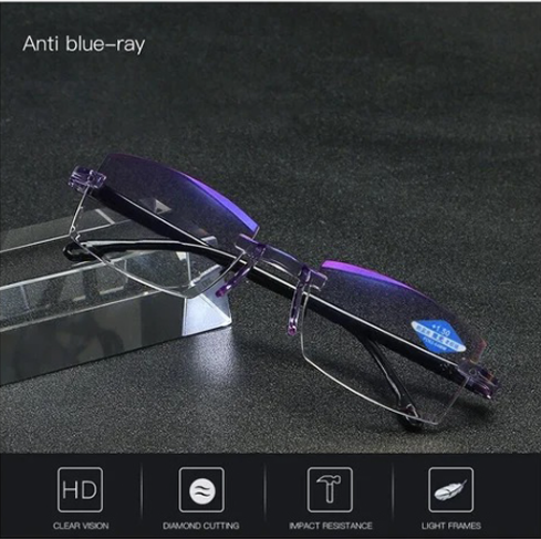 VisionClear™ – Gafas progresivas sin montura para comodidad | 1+1 GRATIS