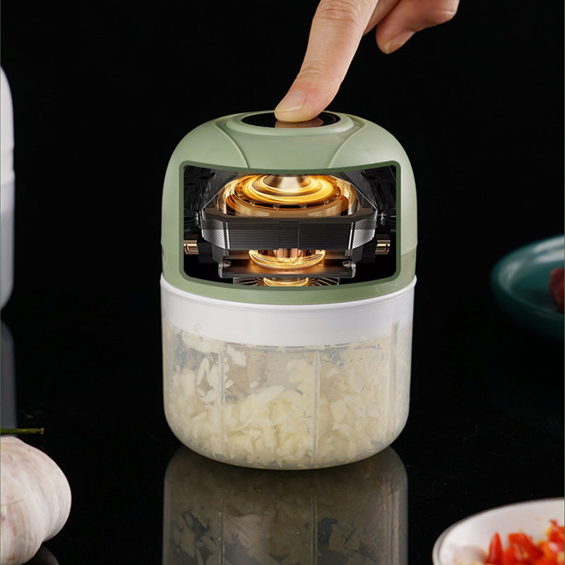 Picador de ajo recargable por USB