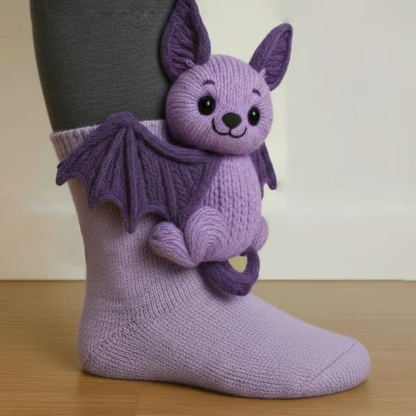 Calcetines de Animales Fantasía Suaves y Cómodos