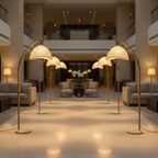 Takumi | Elegante Lámpara de Suelo de Bambú Natural para Decoración de Salón