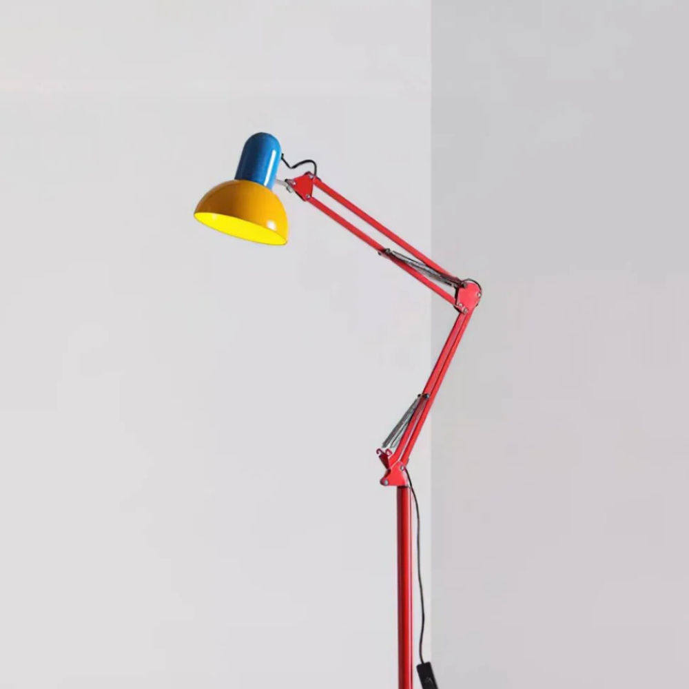 FlexoMemphis | Lámpara de Pie Moderna Ajustable y Vibrante para Sala de Estar