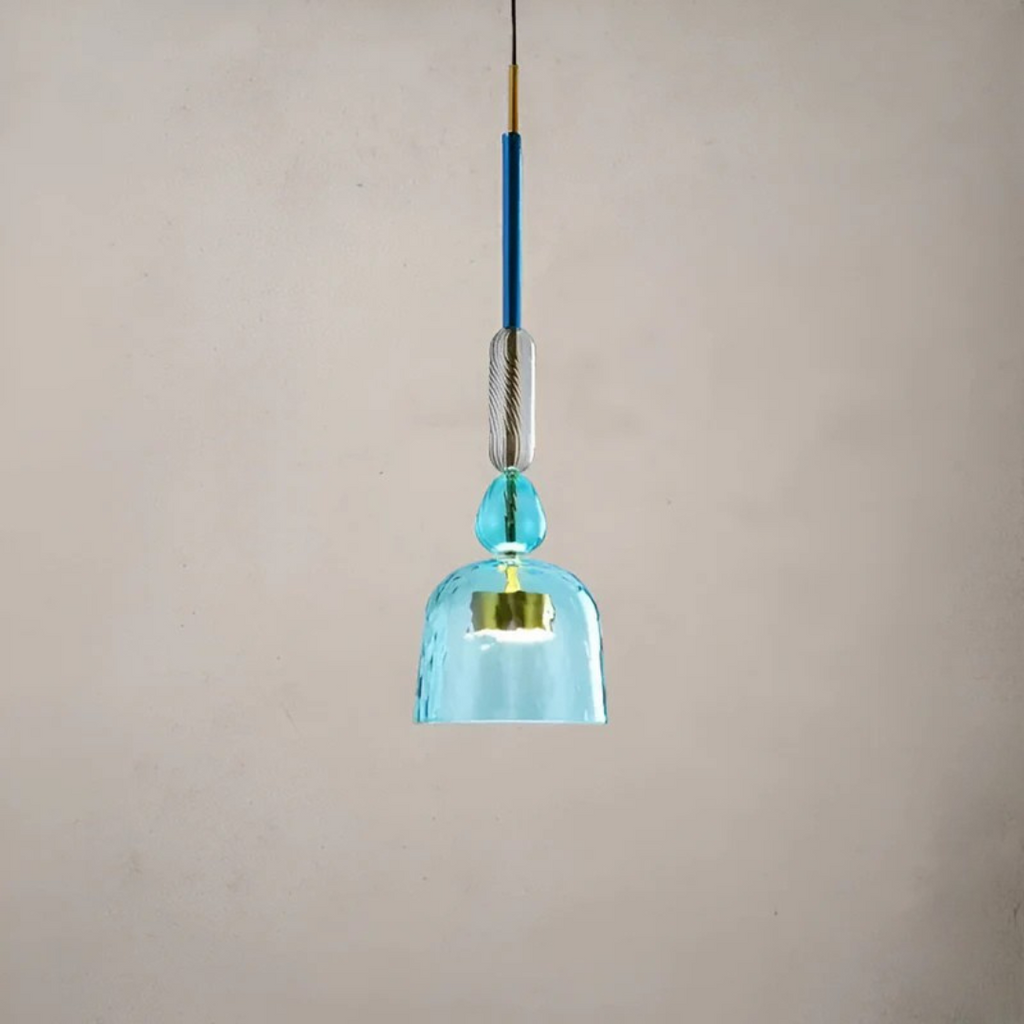 Vitrina | Lámpara colgante LED de vidrio colorido