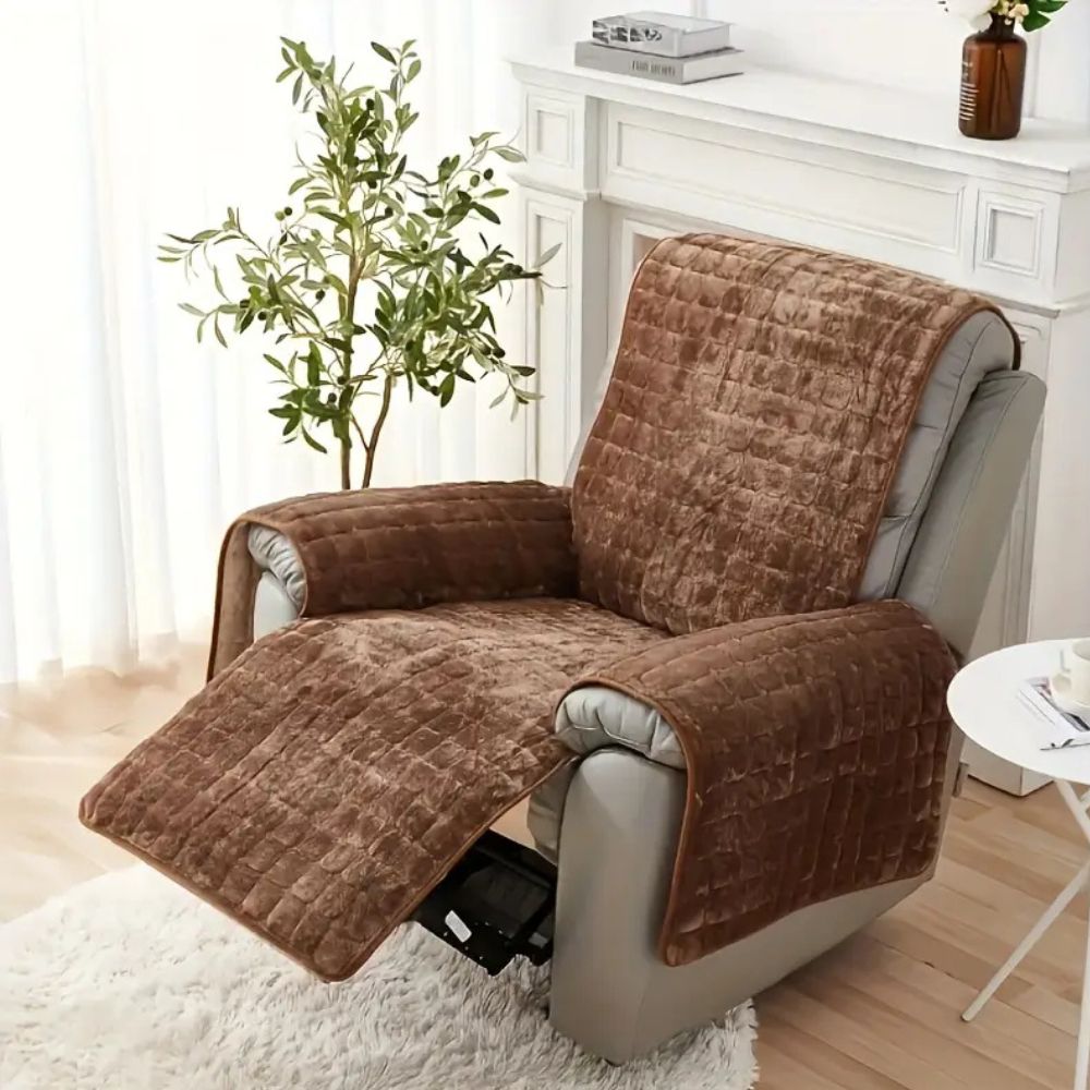 Funda de Sillón Reclinable de Terciopelo
