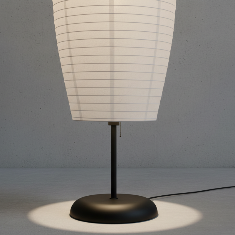 LumoRisia | Lámpara de Pie de Papel de Arroz Minimalista y Elegante