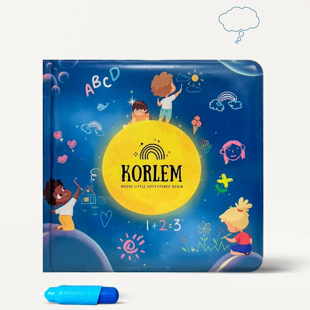 Libro de colorear mágico con agua