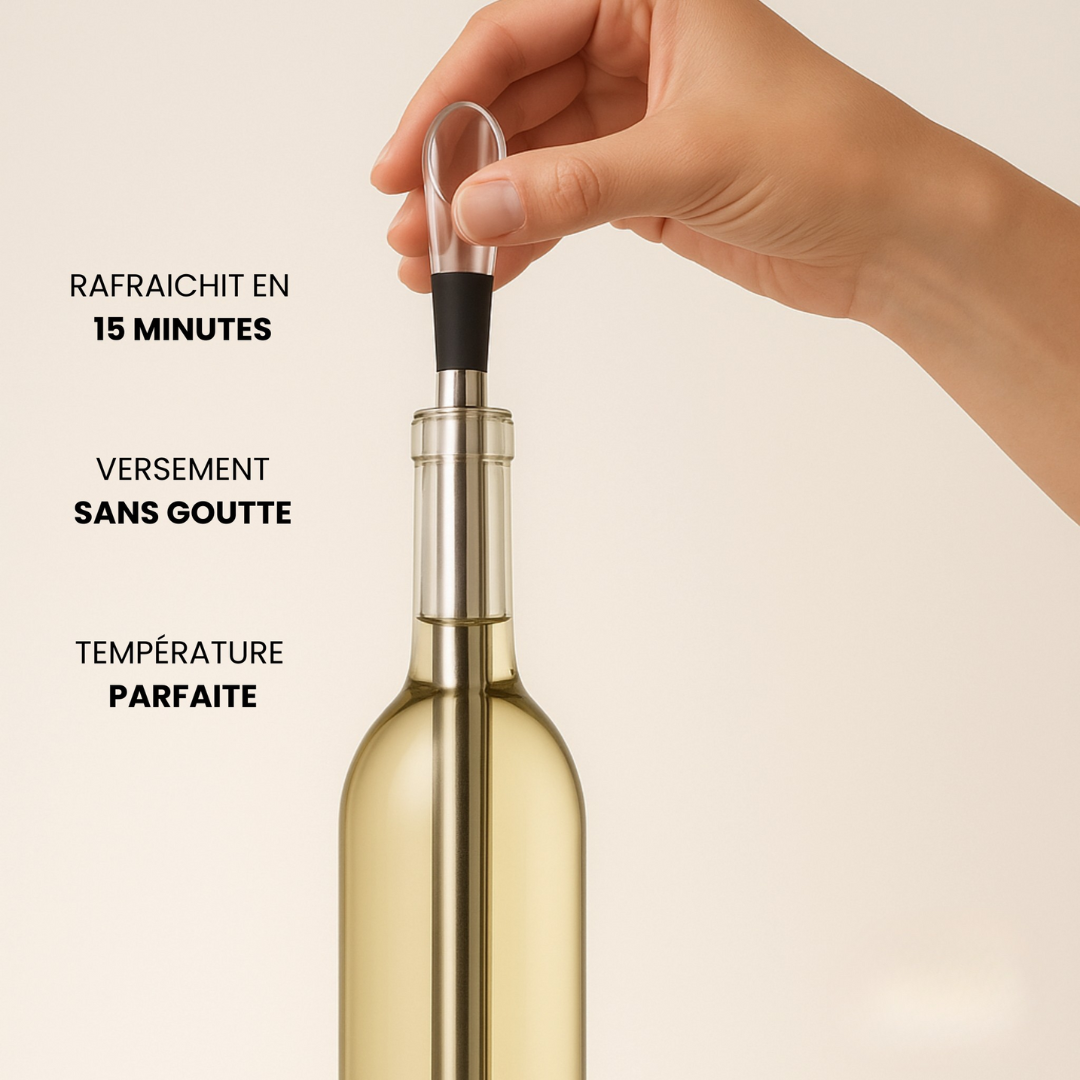 Enfriador de vino portátil de acero inoxidable