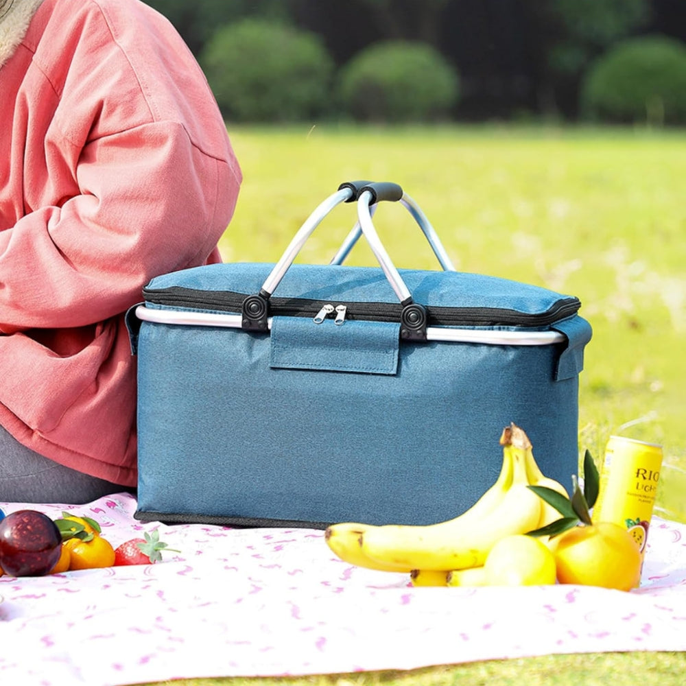 Cesta de Picnic Plegable a Prueba de Fugas