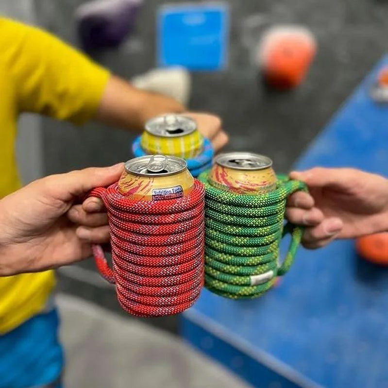 BowLift | Funda para Lata de Cerveza de Cuerda de Escalada Reciclada