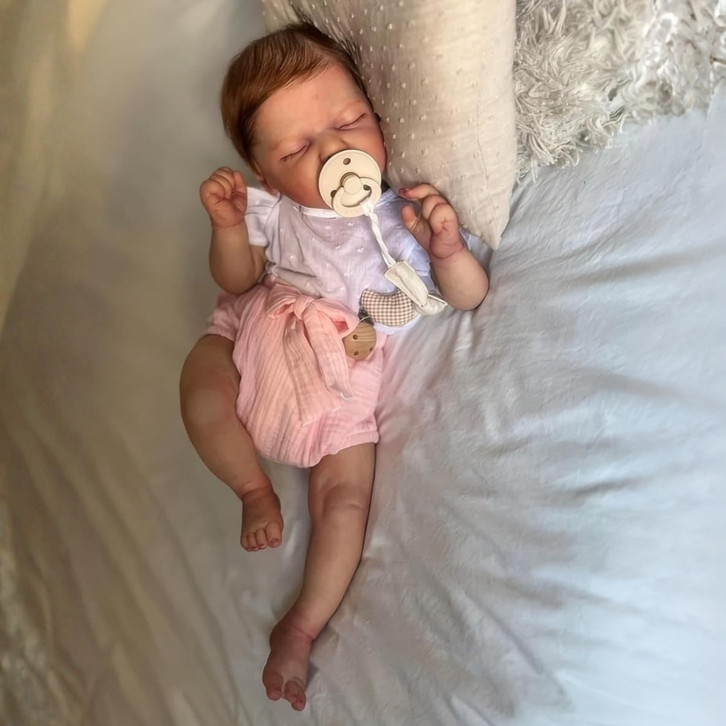 Muñeca de bebé realista de silicona suave