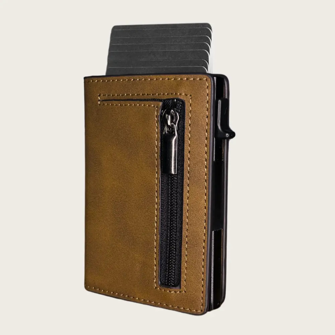 Billetera compacta segura anti-RFID
