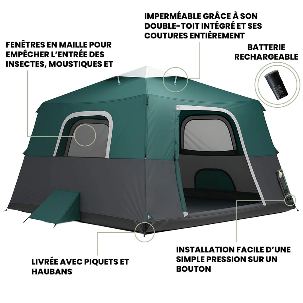 Carpa inflable de cabina de montaje rápido
