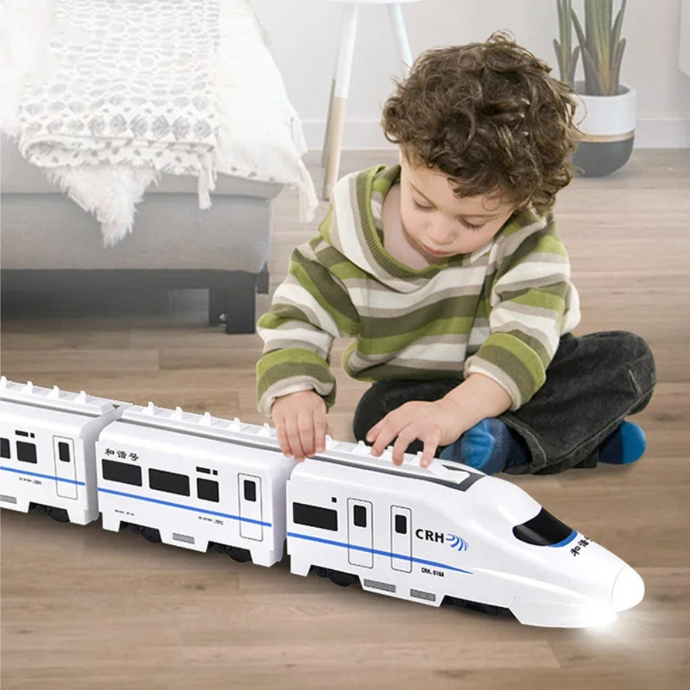 TrackMate - Juguete de tren interactivo con señales y luces para diversión interminable