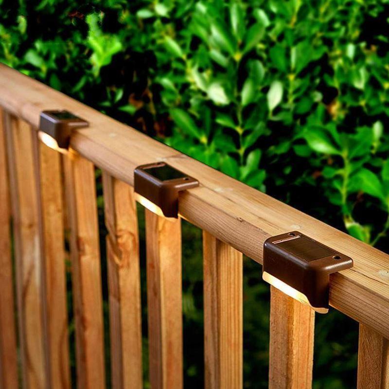 Luces Solares de Escalera Impermeables para Exterior (4 PCS) | Kalsten