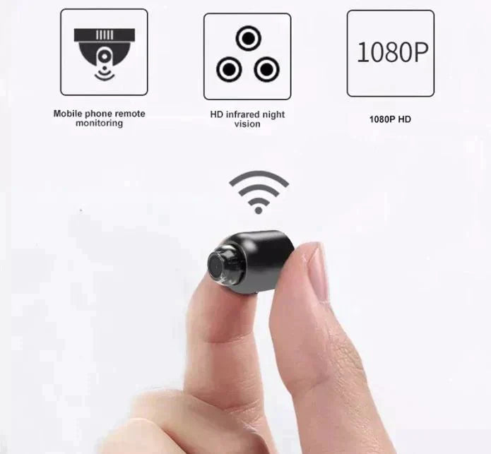 Cámara de vigilancia WiFi con visión nocturna IP