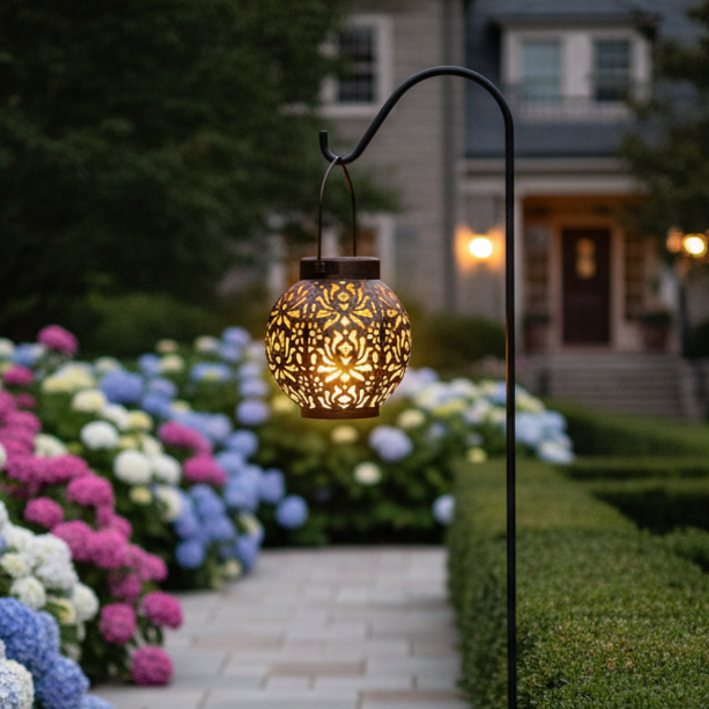 Lámpara Solar Elegante - Lámparas Solares Colgantes para Decoración de Jardín o Patio