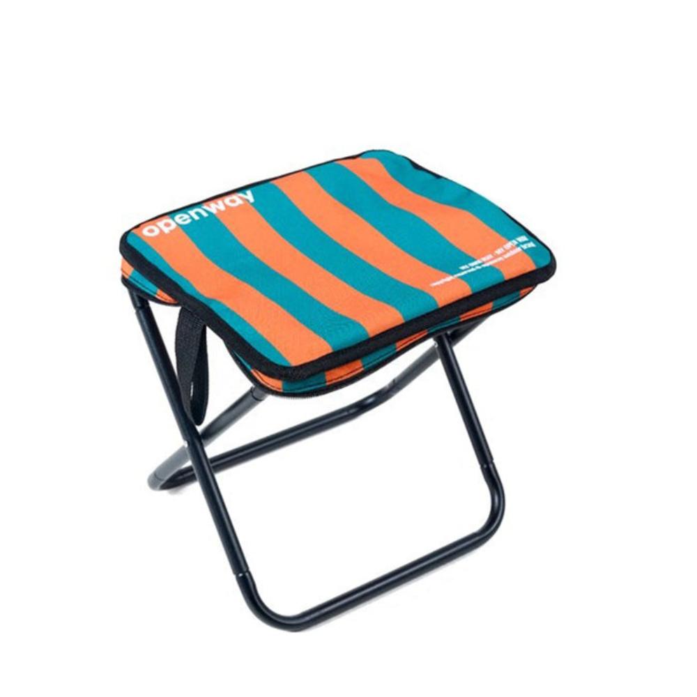 Taburete Plegable Compacto para Exterior - Acero Carbono de Alta Resistencia y Tela Oxford