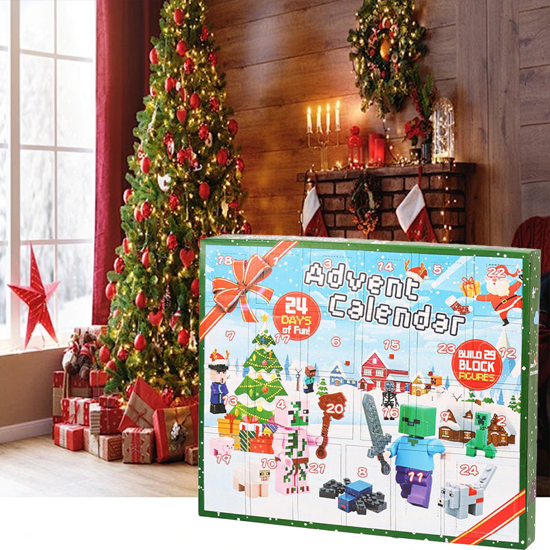 Calendario de Adviento de Navidad 2024 Incluyendo 29 Personajes