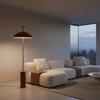 Eloria Beam - Lámpara de Pie Moderna para Salón con Elegante Diseño Escandinavo