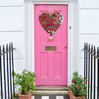 Gran Decoración de Corazón de Mosaico para Jardín