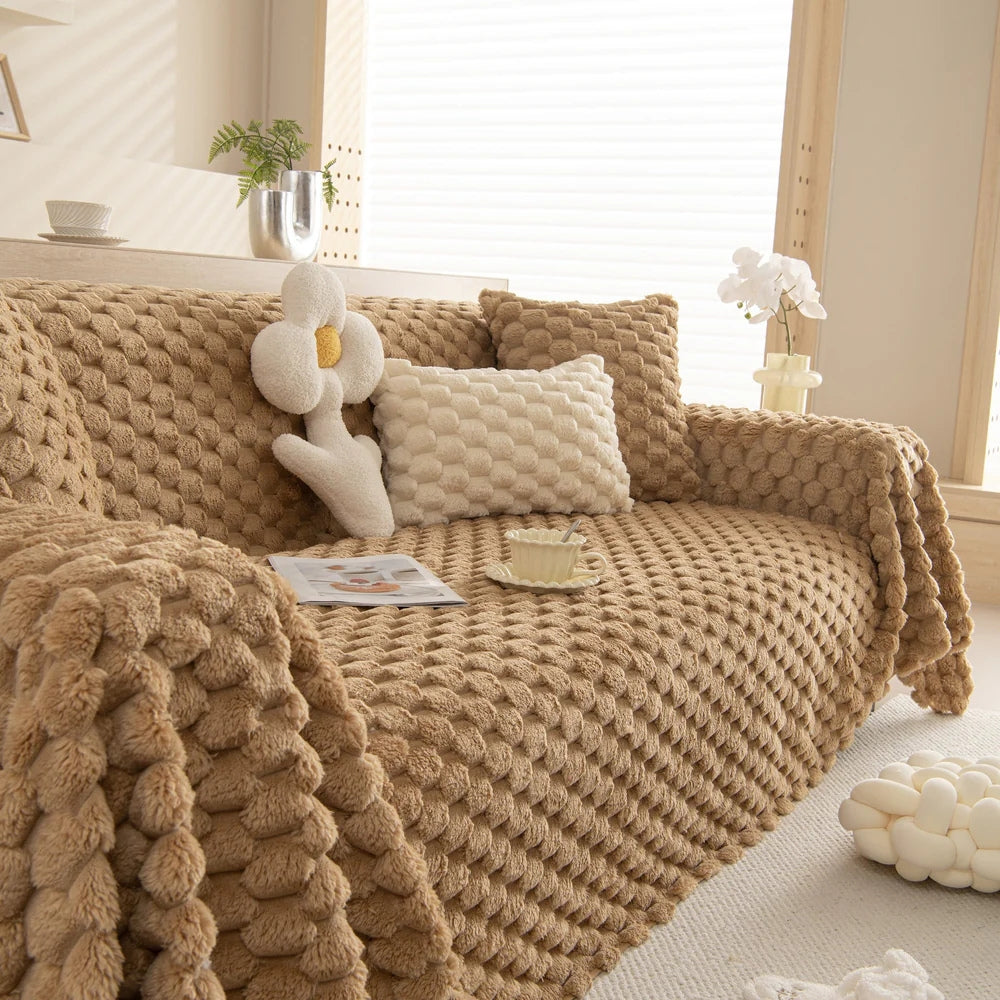 Funda de Sofá de Conejo Tufted