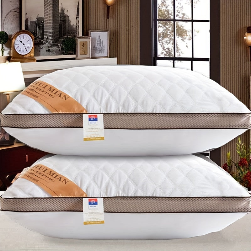 Almohada de Grado Hotel de Lujo - Soporte Alto y Bajo que No se Deforma, Funda Lavable para Todas las Temporadas