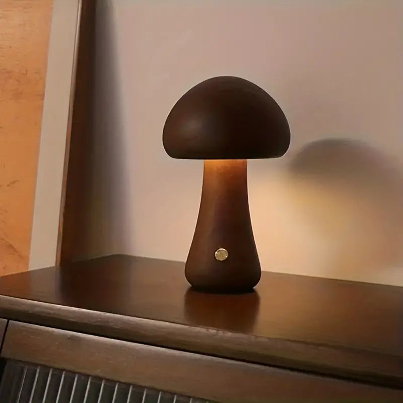 NaturalGlow - Lámpara de Hongo Portátil Inalámbrica